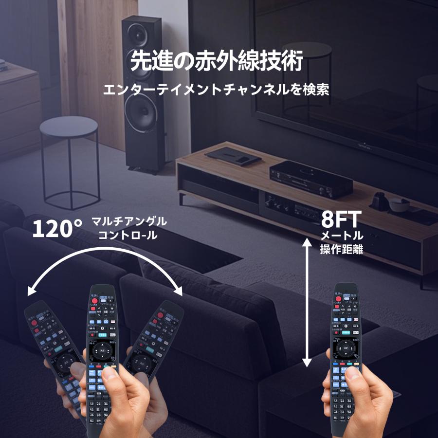 AVTVA N2QBYB000043 パナソニック 用の レコーダーリモコン 音声機能