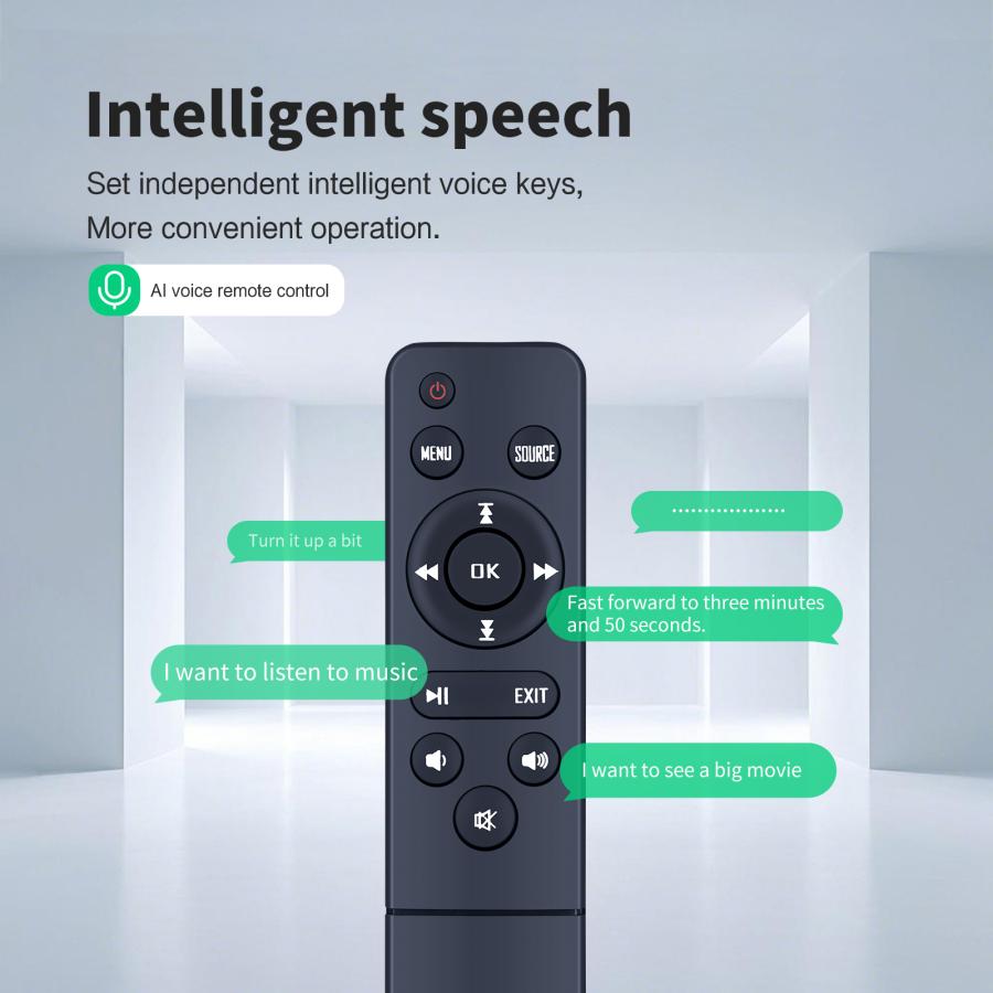 コンパクトプロジェクター リモコン付き AVTVA YOWHICK 用の プロジェクターリモコン ミニプロジェクタリモコン