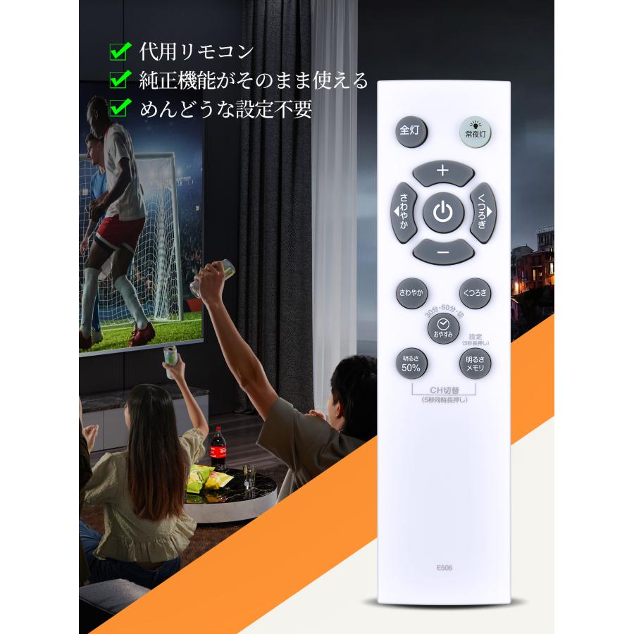 AVTVA E506 ドウシシャ DOSHISHA 用の シーリングライトリモコン 50