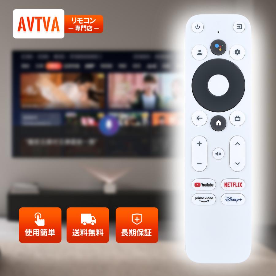 AVTVA REGZA 4K Google TV Stick 用の テレビリモコン RSG-11B 対応