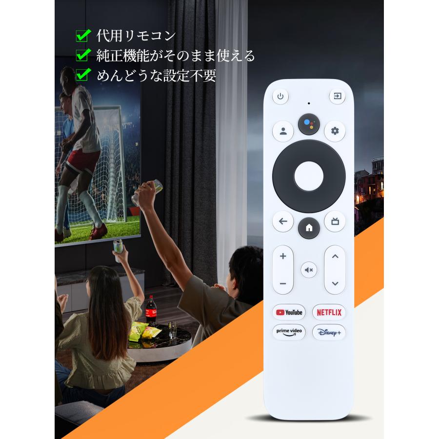 液晶テレビ 本体 リモコン・ケーブル付き AVTVA REGZA 4K Google TV Stick 用の テレビリモコン RSG-11B 対応