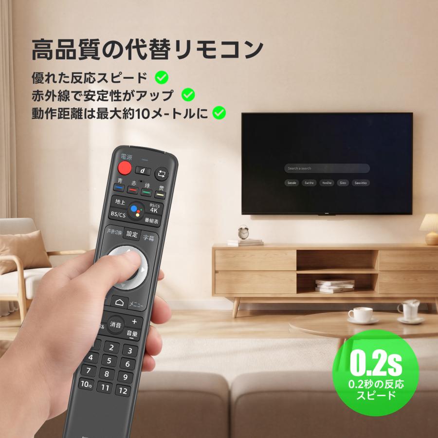 AVTVA PIX-RM047-BN1 PIXELA用の4Kチューナーリモコン PIX-SMB400 PIX