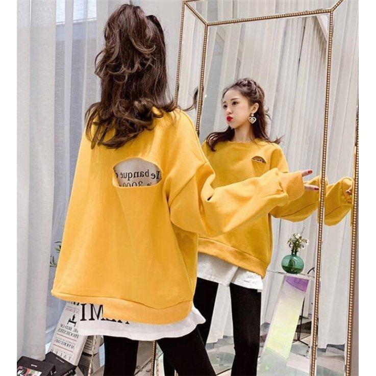 パーカー レディース トレーナー 秋服 トップス レイヤード風 ゆったり ゆる チュニック 体型カバー プルオーバー カジュアル 人気激安