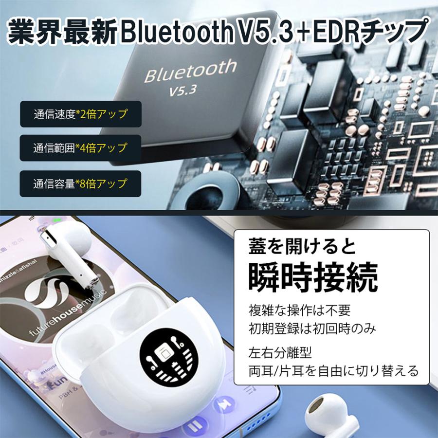 集音器 Bluetooth ワイヤレスイヤホン型 高速充電　高性能　長時間 完全ワイヤレス Bluetoothイヤホン(レッド) | JVC | HA-XC62T-R