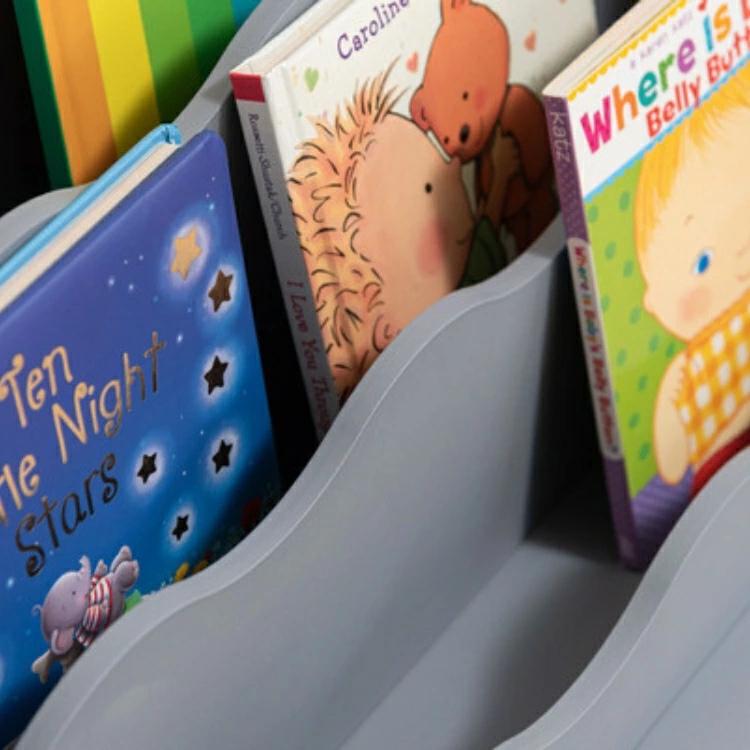 本棚 おしゃれ かわいい 北欧 モダン  ウェーブデザイン ウェーブ ランドセル収納 おもちゃ収納 ニュアンス ニュアンスカラー マット ブックシェルフ_14