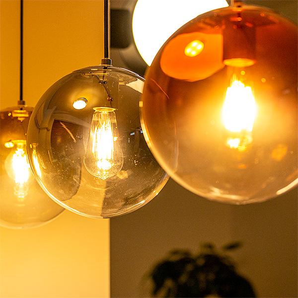 ペンダントライト 間接照明 おしゃれ 北欧 天井照明 LED 高級感 カフェ グラデーション インテリア シンプル アクセント照明 スチール 照明 1灯 キューダ KEUDA_16