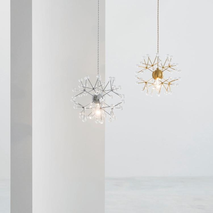シャンデリア（雪の結晶、たんぽぽ綿毛、花火） シーリングライト