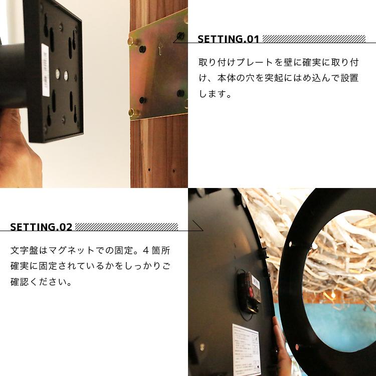 DULTON ダブルフェイスクロック 壁掛け時計 両面時計 ウォール