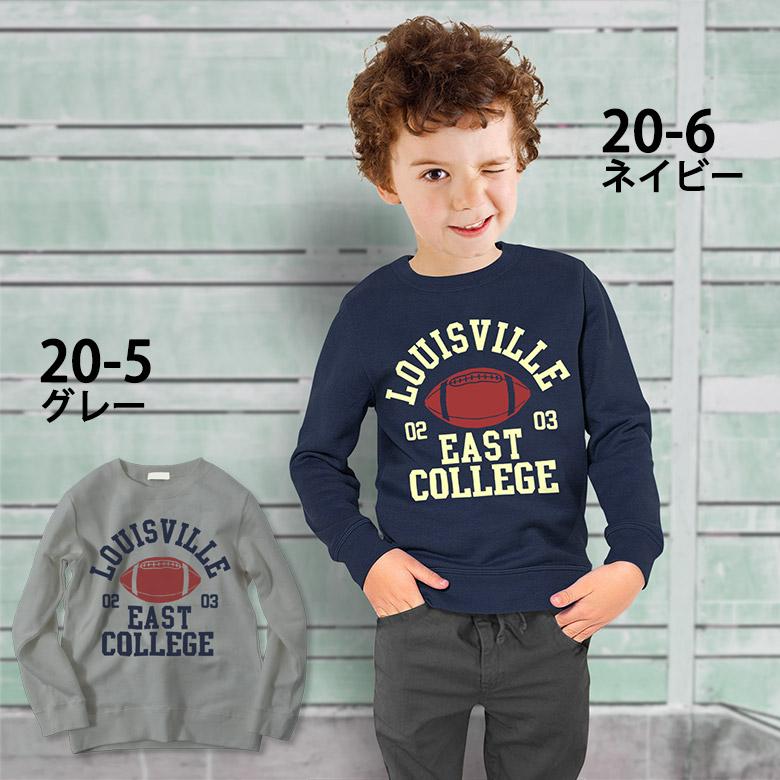 キッズ 子供服 裏起毛 トレーナー 男の子 女の子 アメカジ プリント スウェット スエット ジュニア 548 144 648 144 Zi On 通販 Yahoo ショッピング