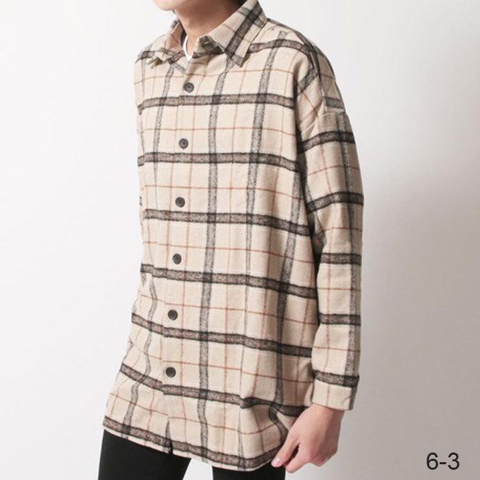 メンズ ネルシャツ 長袖シャツ チェックシャツ Bigシャツ ビッグシャツ ビッグシルエット 大きい 大きめ カジュアル メルトン アメカジ フリーサイズ 849 76 Zi On 通販 Yahoo ショッピング