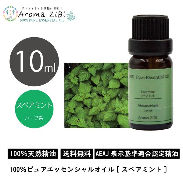 スペアミント 10ml エッセンシャルオイル アロマ 精油 AEAJ表示基準適合認定精油 | 