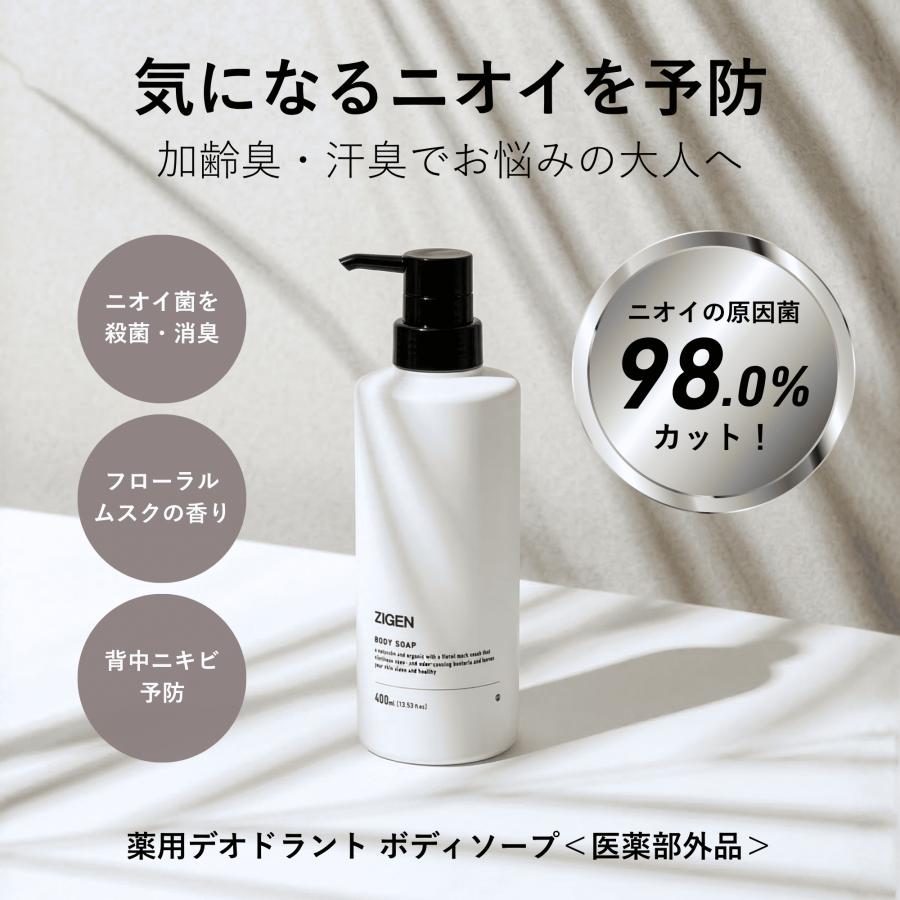 ZIGEN（ジゲン） 【P5倍】 [ギフト] ボディソープ 医薬部外品 [ 加齢臭