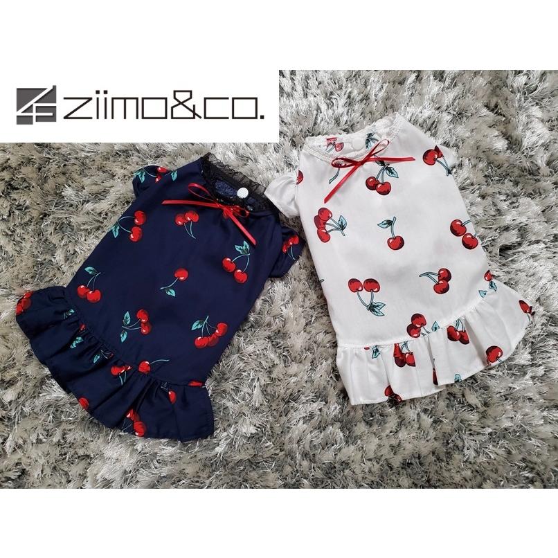 100 品質保証 チェリー柄 犬の服 犬用品 Csjla Pe