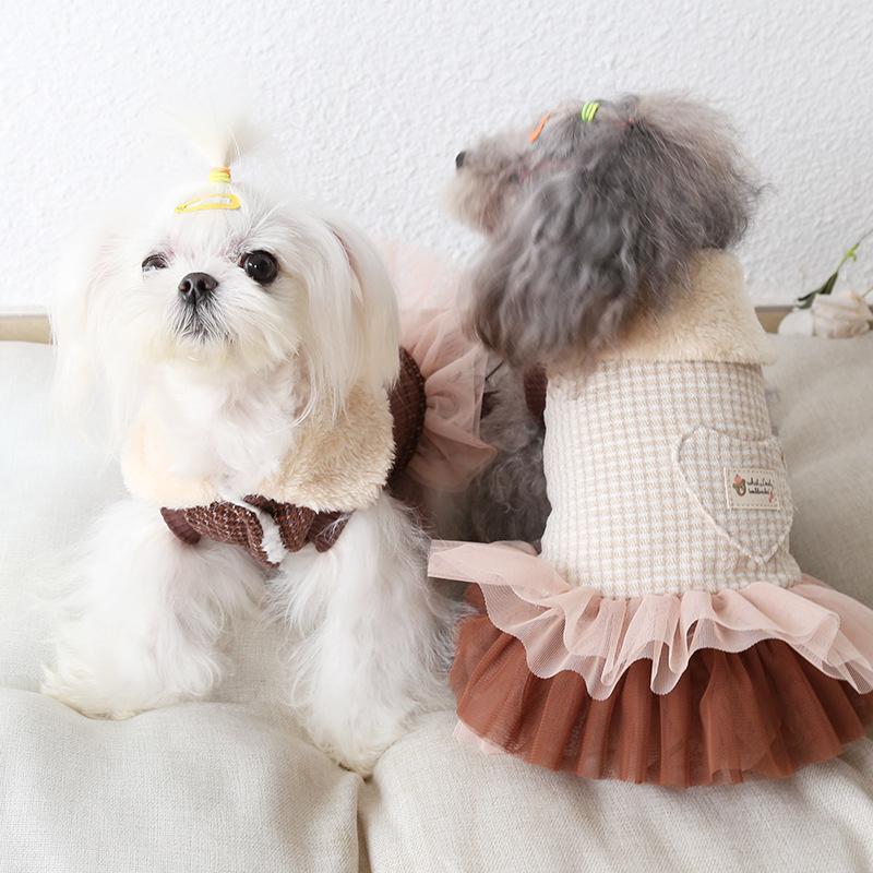 300円off クーポン 配布中 犬服 ドッグウェア ハートポッケ 裏起毛 ワンピース チュールスカート 袖なし ティアードスカート 送料無料 ペット ペット用品 Ziimo Co Yahoo 店 通販 Yahoo ショッピング