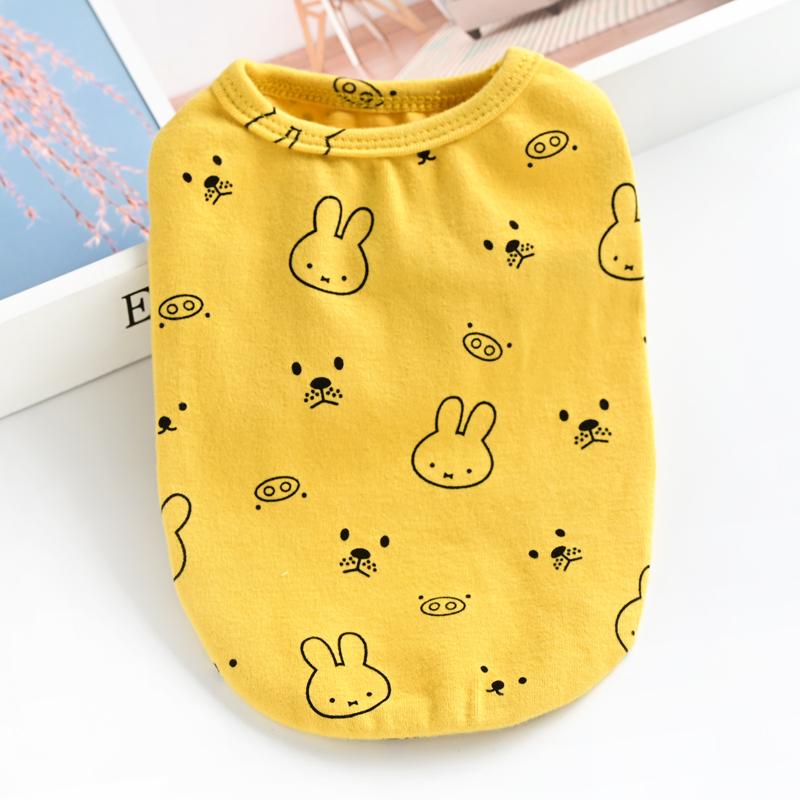 【 300円OFF クーポン 配布中 】 犬服 タンクトップ 4色展開 うさぎさん柄 カットソー シャツ 通年 送料無料 ドッグウェア ジーモアンドコー ペット ペット用品|ziimoco|04