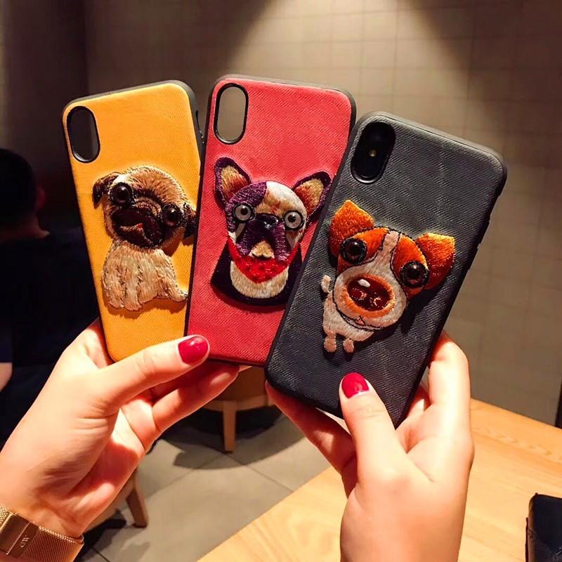 Iphone7 ケース Iphone8ケースカワイイ刺繍ポケット犬リアルiphone8plus ケース Iphone7plus ケース Iphone6sケース Iphonexケース ペット持ち運び ディズニー 3dog Gaga Mall ヤフー店 通販 Yahoo ショッピング