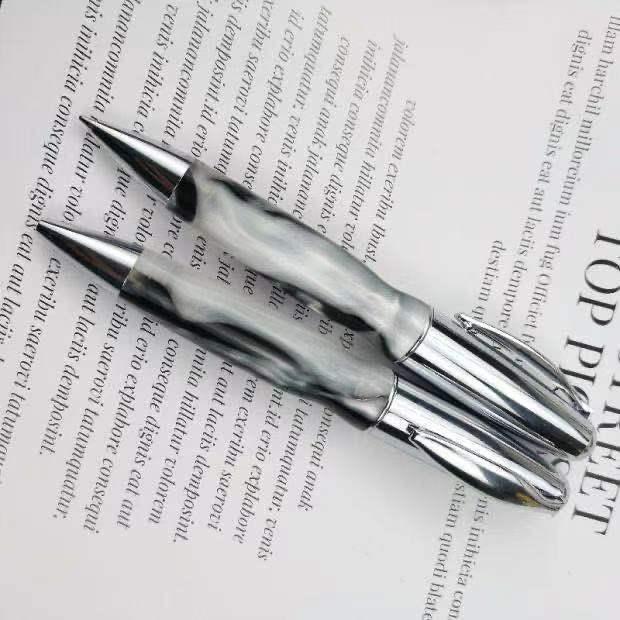 ボールペン マーブル柄 大理石柄 オリジナル 回転式 ツイスト式 油性