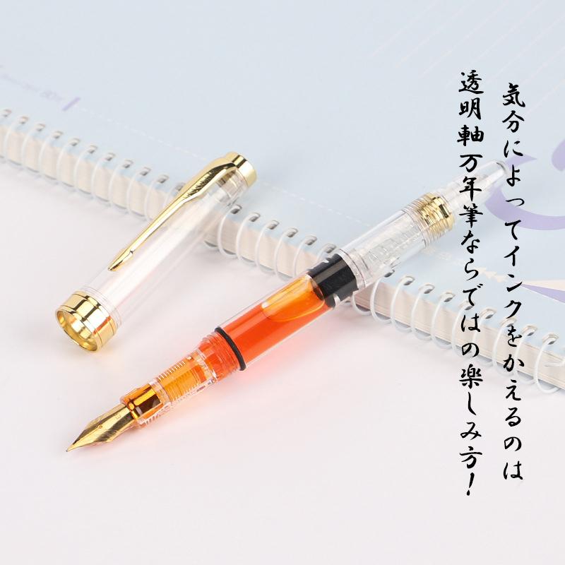 透明万年筆 ペン 初心者 子供用 透明軸 スケルトン オリジナル おすすめ 吸入式万年筆 Ef極細字 F細字 筆記具 文房具 文具 コンバーター付き 3本セット G 601 Gaga Mall ヤフー店 通販 Yahoo ショッピング