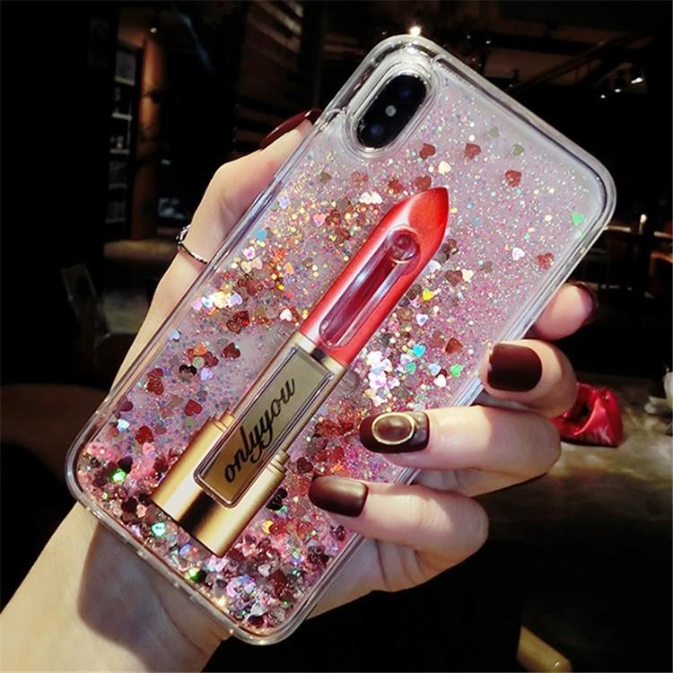 Iphone8 ケース Iphone7 ケース 液体リップ リング付き Iphone6sケース Iphone8plus Iphone7plusケース ラメ キラキラケース 口紅ボトル ストラップホール付き Lipstick Gaga Mall ヤフー店 通販 Yahoo ショッピング