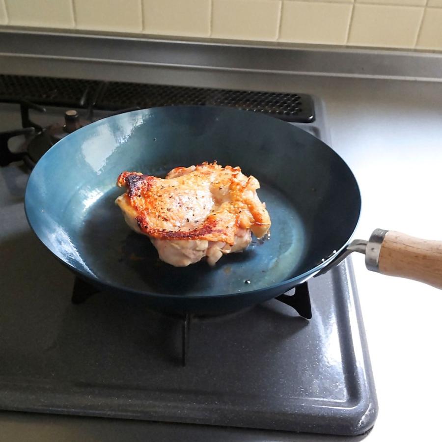 鉄製フライパン 26cm 日本製 油ならし済 国産 ガス 京都活具 一人暮らし こだわり 調理器具 | 京都活具 | 07