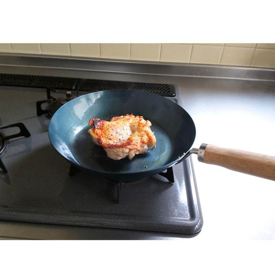 鉄製フライパン 26cm 日本製 油ならし済 国産 ガス 京都活具 一人暮らし こだわり 調理器具 | 京都活具 | 06