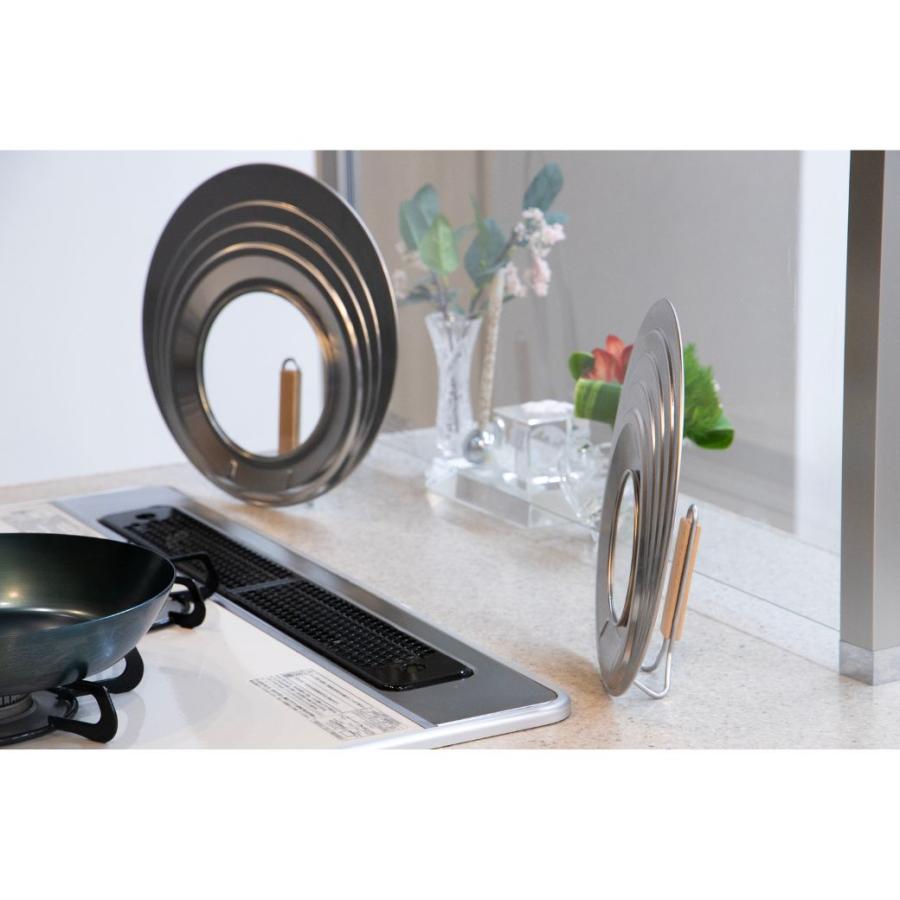 フライパン 蓋 立つ 20cm 22cm 24cm 26cm 対応 日本製 一人暮らし こだわり 調理器具 便利グッズ キッチン | 京都活具 | 06