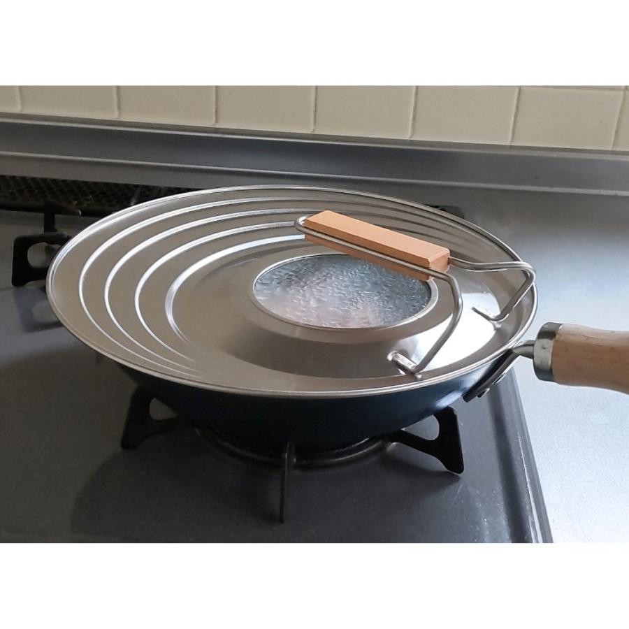 フライパン 蓋 立つ 20cm 22cm 24cm 26cm 対応 日本製 一人暮らし こだわり 調理器具 便利グッズ キッチン | 京都活具 | 07