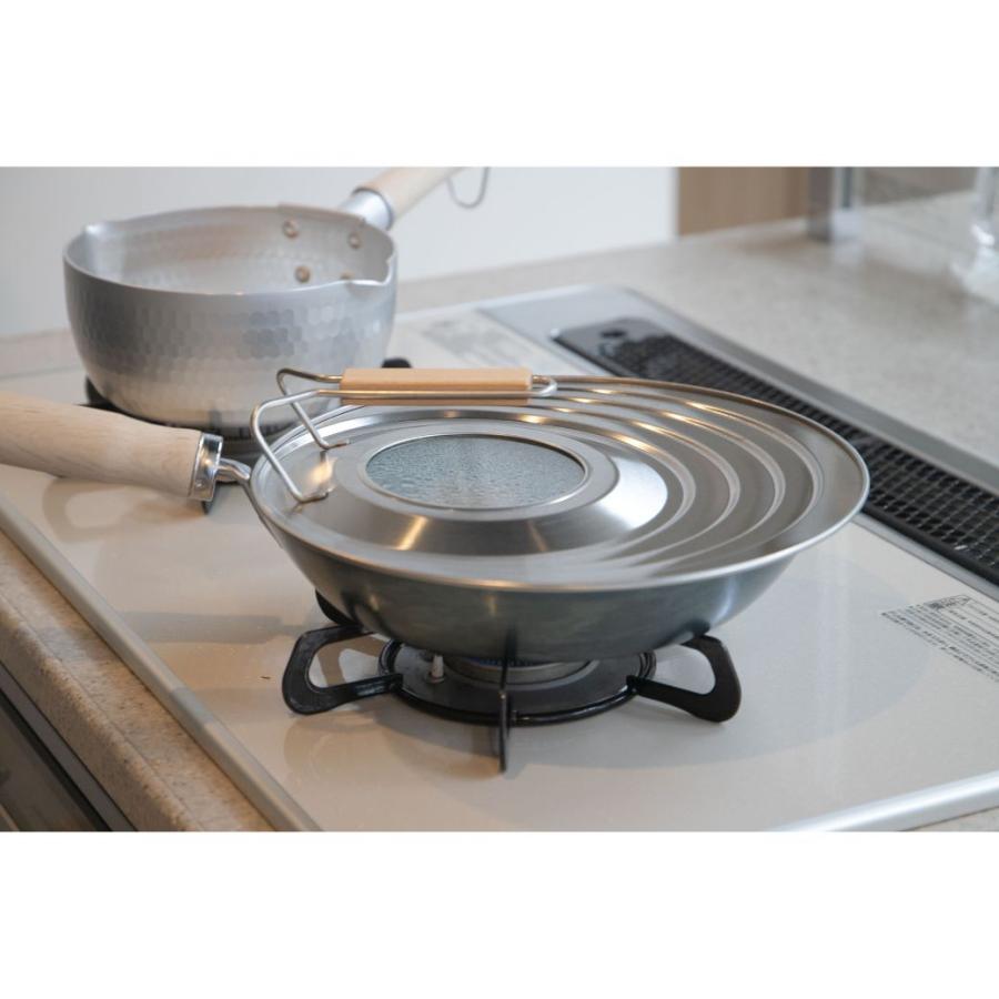 フライパン 蓋 立つ 20cm 22cm 24cm 26cm 対応 日本製 一人暮らし こだわり 調理器具 便利グッズ キッチン | 京都活具 | 08