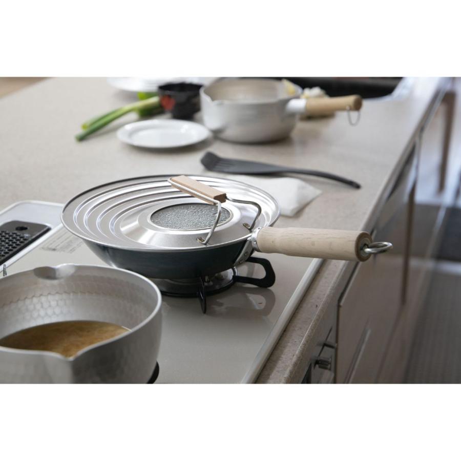 フライパン 蓋 立つ 20cm 22cm 24cm 26cm 対応 日本製 一人暮らし こだわり 調理器具 便利グッズ キッチン | 京都活具 | 09