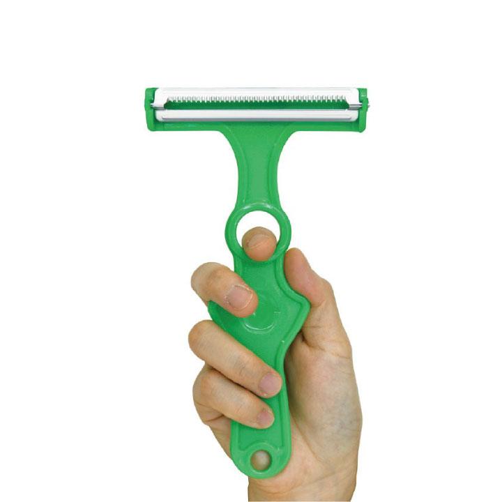 ピーラー キャベツピーラー 千切り ののじ 人参 皮むき器 ピューラー ポテト きんぴら スライサー ふわふわ キャベツの千切り器 細い 便利グッズ キッチン | ののじ | 02
