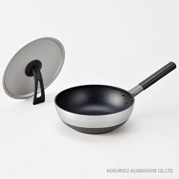 フライパン 24cm 深め 深型 蓋付き まるっとパン軽業 テフロン加工 日本製 ガス火 IH対応 |  | 08