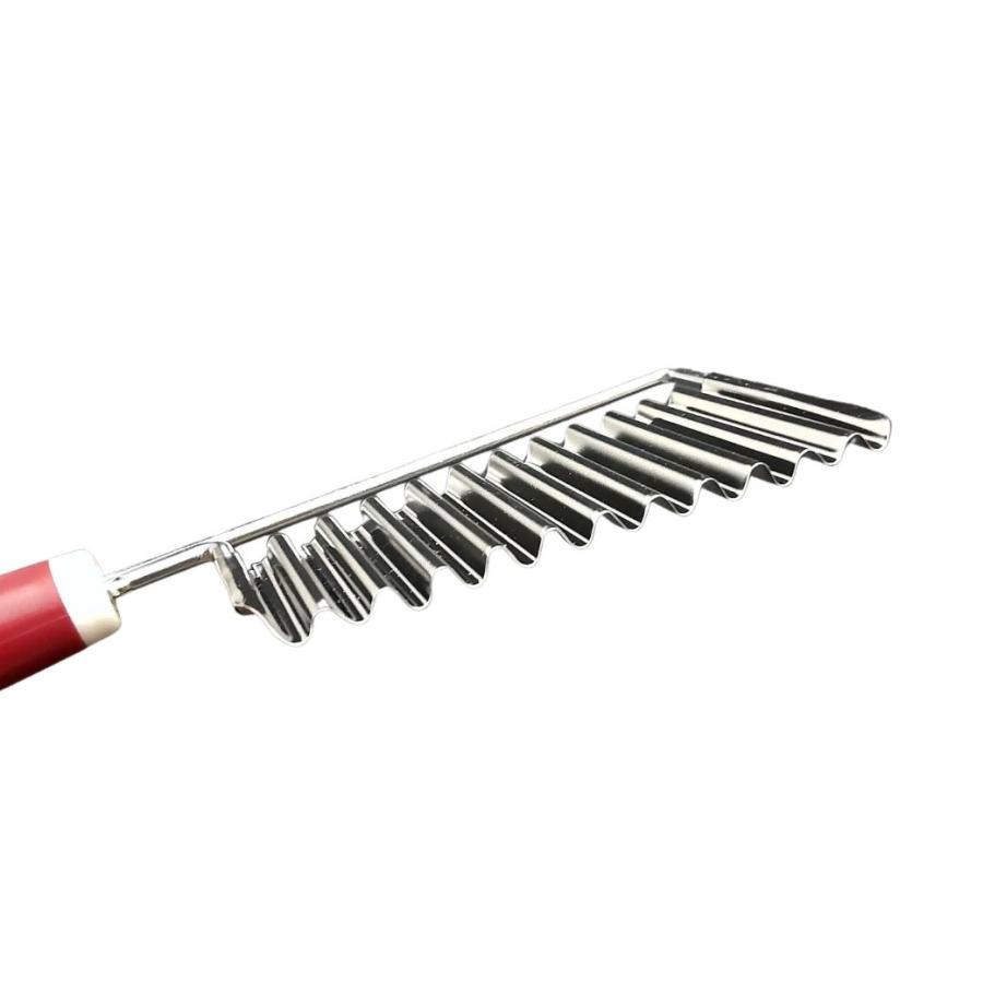 チーズカッター 波型カッター ポテトカッター ポテトスライサー 野菜 チーズスライサー チーズナイフ クリンクルカット 格子カット | タイガークラウン | 02