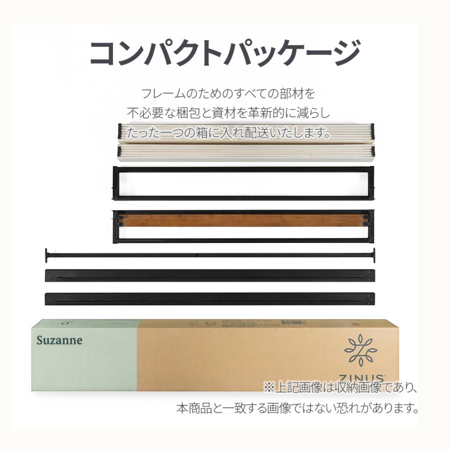 ZINUS ベッドフレーム ダブル すのこベッド ローベッド ロー ZINUS ベッドフレーム ダブル すのこベッド ローベッド ロー