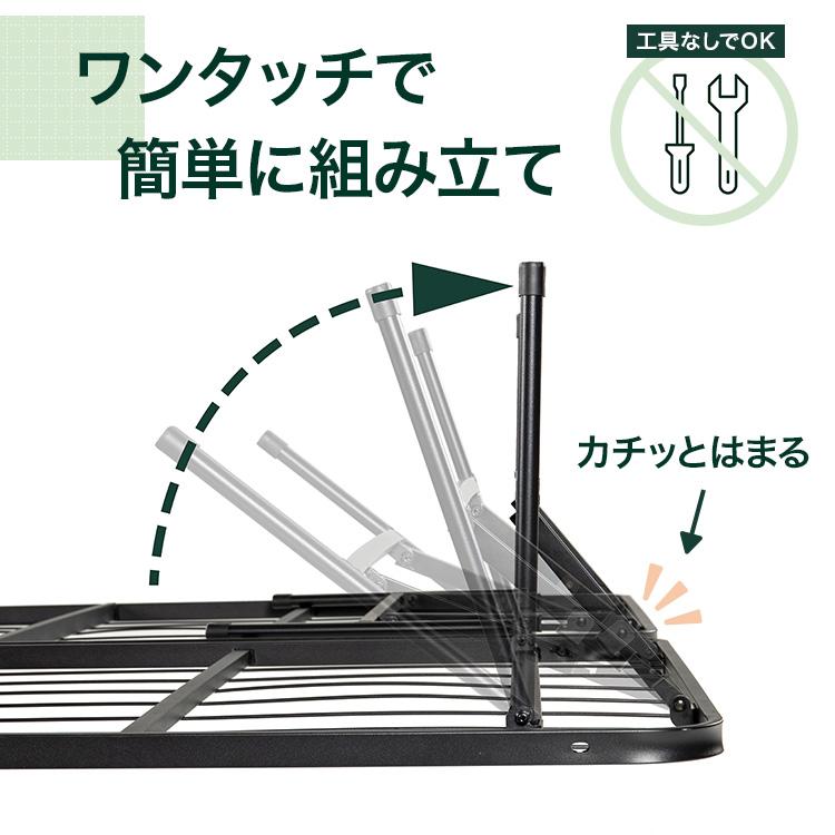 ZINUS ベッドフレーム ダブル 折りたたみ ブラック ホワイト ZINUS ベッドフレーム ダブル 折りたたみ ブラック ホワイト