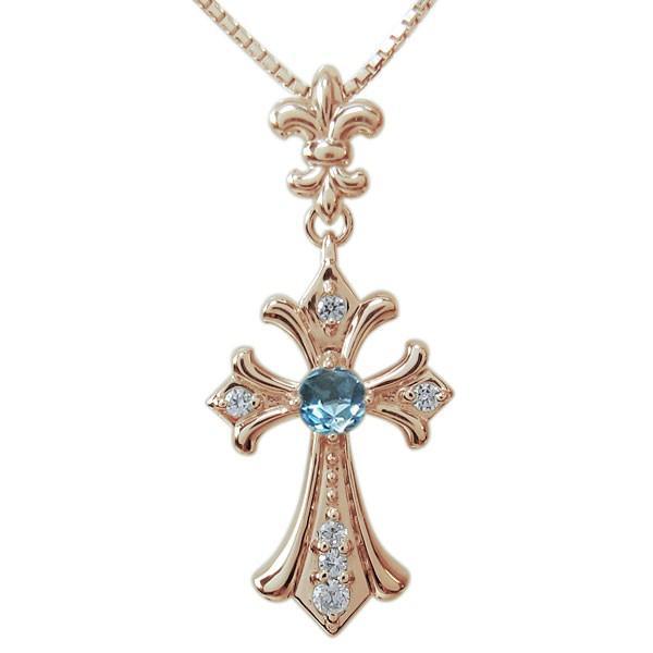 925/K18 ブルートパーズ クロス ペンダント ブルートパーズ メンズ ネックレス クロス : ZION - 通販