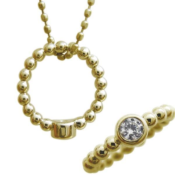 ベビーリングネックレス 18金 ダイヤモンド付き 18金 ペンダントトップ K18 チャーム ネックレストップ ヘッド