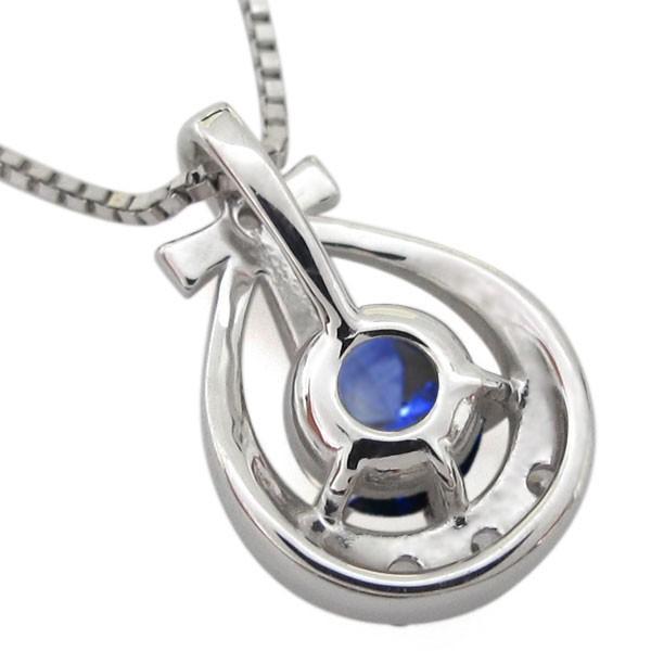 『りょうた』【新品未使用】k10 天然サファイア　クロス　ネックレス りょうた様専用』【新品未使用】k10 天然サファイア クロス