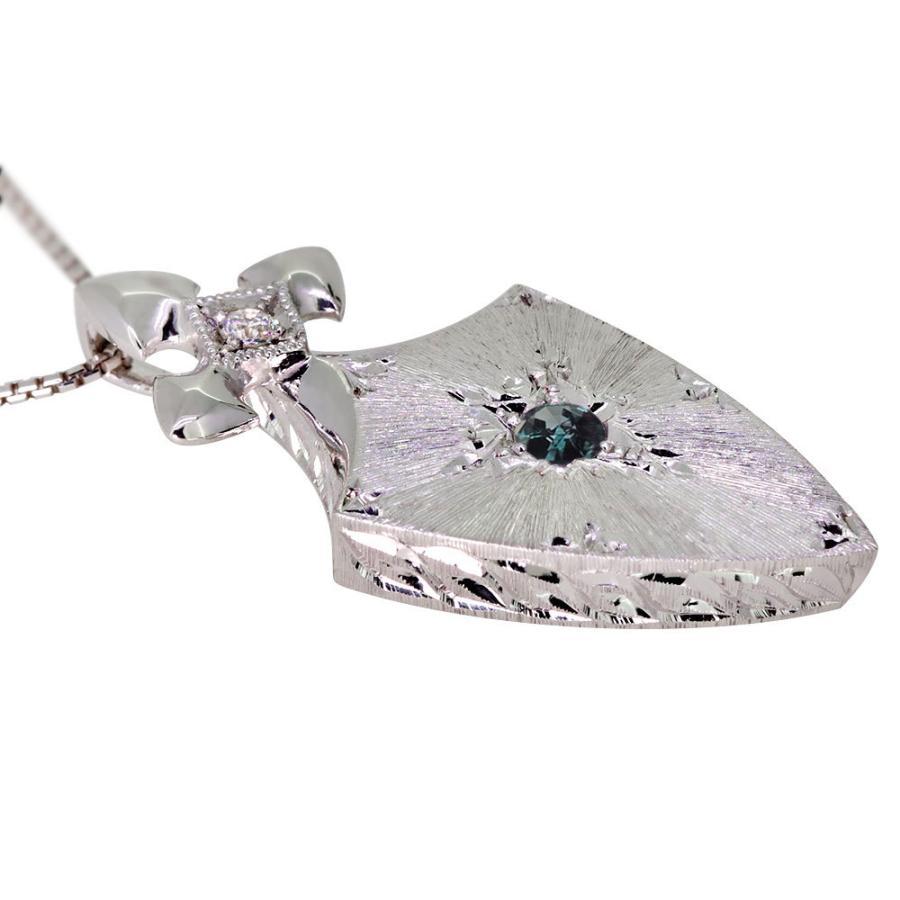 アレキサンドライトネックレス　ピンクゴールド アレキサンドライト K18ネックレス（クレサンベール/サクラ/K18