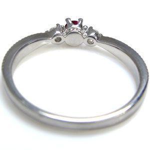 K18PG ルビーの王冠リング 未使用品 K18PG ルビーの王冠リング 未使用品 K18 ルビー＆ダイヤモンド