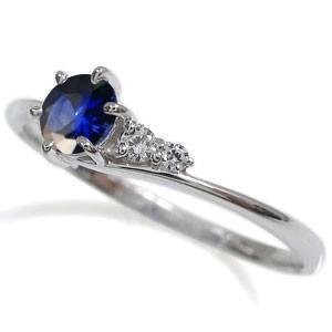 koneko.ku k10 サファイア リング サファイア リング シンプルリング K10 指輪 : ZION - 通販