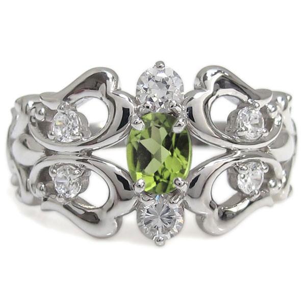 K18 ペリドット リング 百合の紋章 : ZION - 通販 - Yahoo