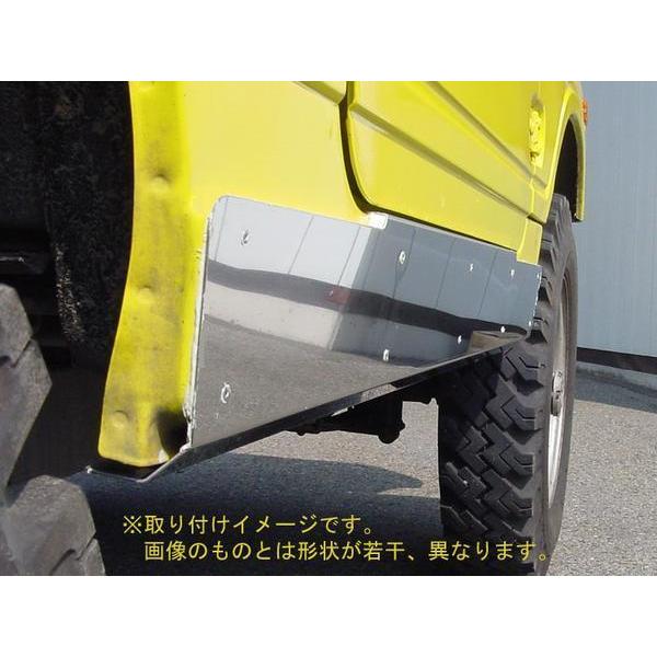 ジムニー　ステンレスサイドシルカバー 楽天市場】ジムニー・ハードカット用サイドシルガードType.2