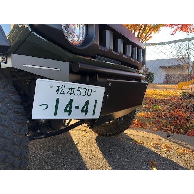 JB64 JB74 フロントエプロンVer2 LEDライト付き 艶消し黒