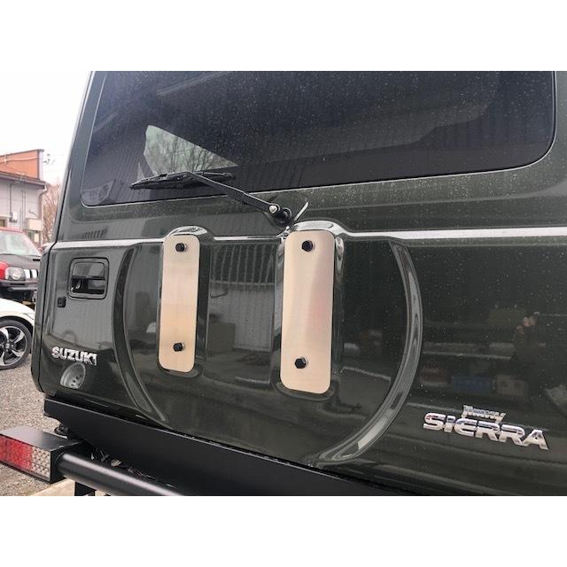 ☆ジムニー用 スペアタイヤプレート アルミ製 送料無料！！ JB64JB74