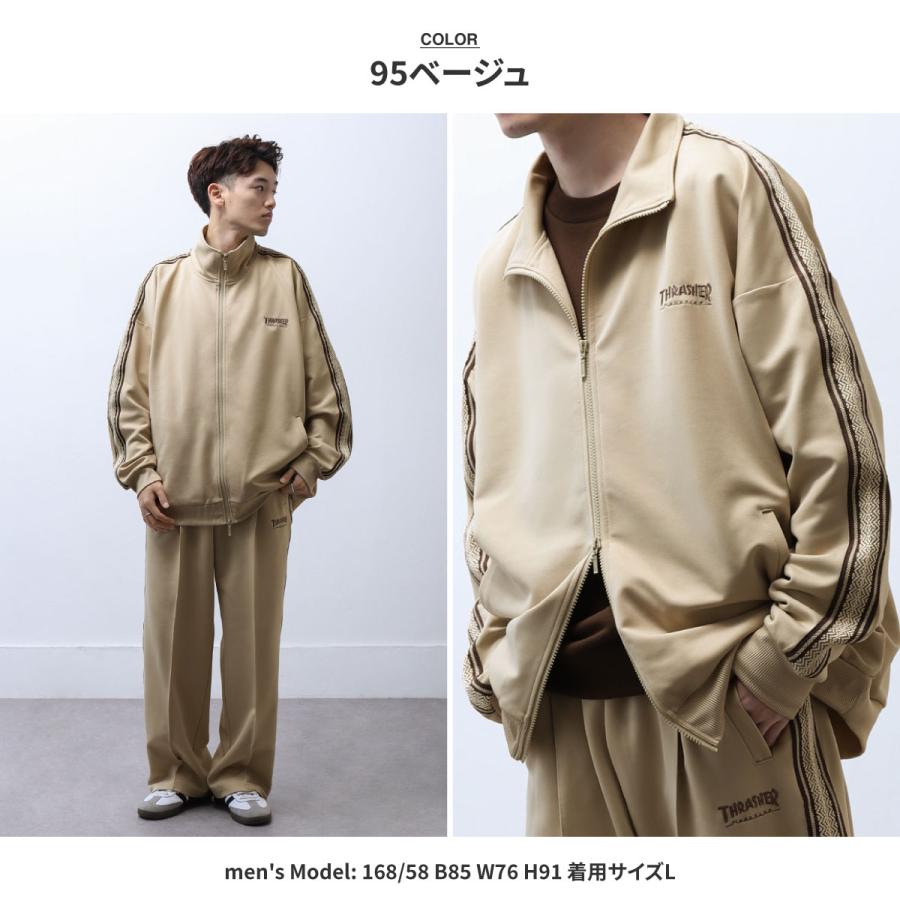 Thrasher トラックジャケット メンズ ジャージ ジャージ上 Thrasher トラックジャケット メンズ ジャージ ジャージ上