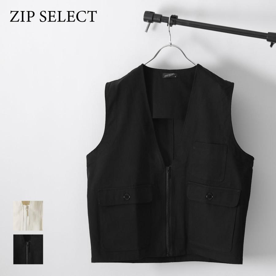 ベスト メンズ ジップベスト コットンベスト ジップアップ 前開けベスト ファッション Zip 通販 Paypayモール