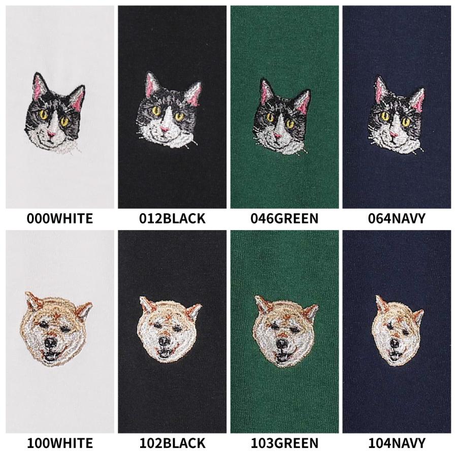 ZIP FIVE Tシャツ メンズ 半袖 ワンポイント ロゴ刺繍 動物 アニマル 