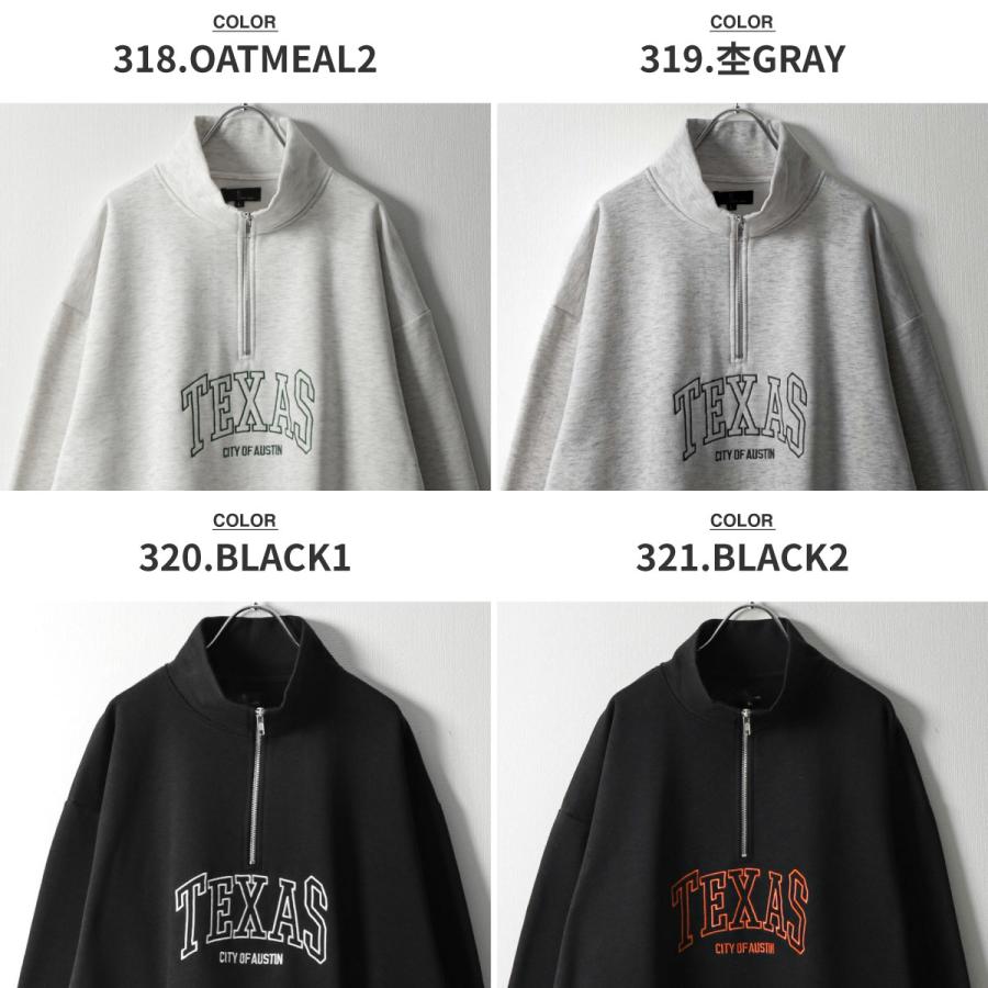 ZIP FIVE トレーナー メンズ スウェット ハーフジップ スタンド ZIP FIVE トレーナー メンズ スウェット ハーフジップ スタンド