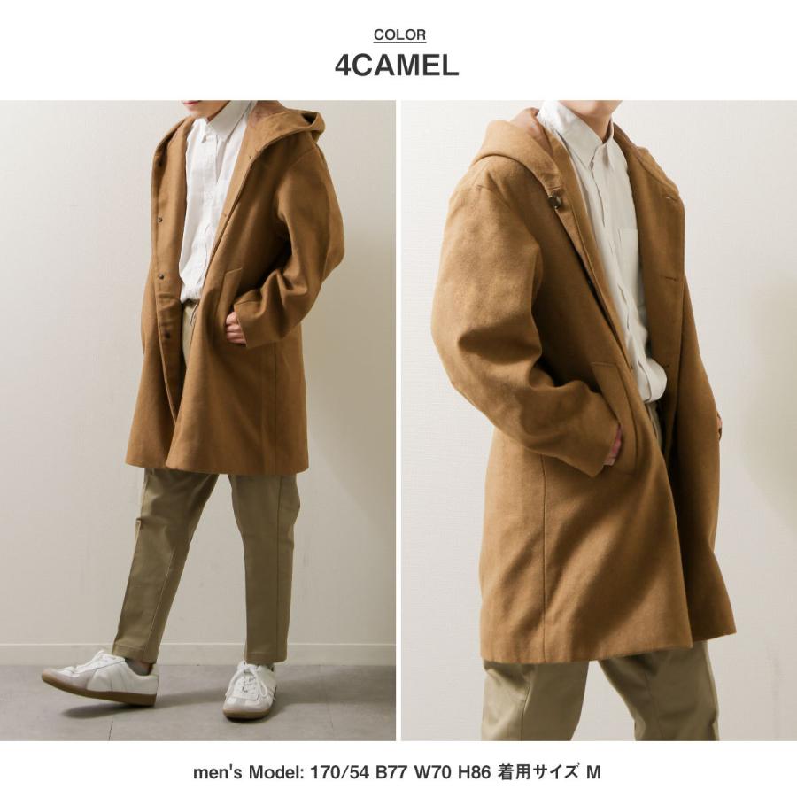 ナイロン ロングコート 無地 グレンチェック ファッション bz Zip 通販 Paypayモール メンズ コート フードコート