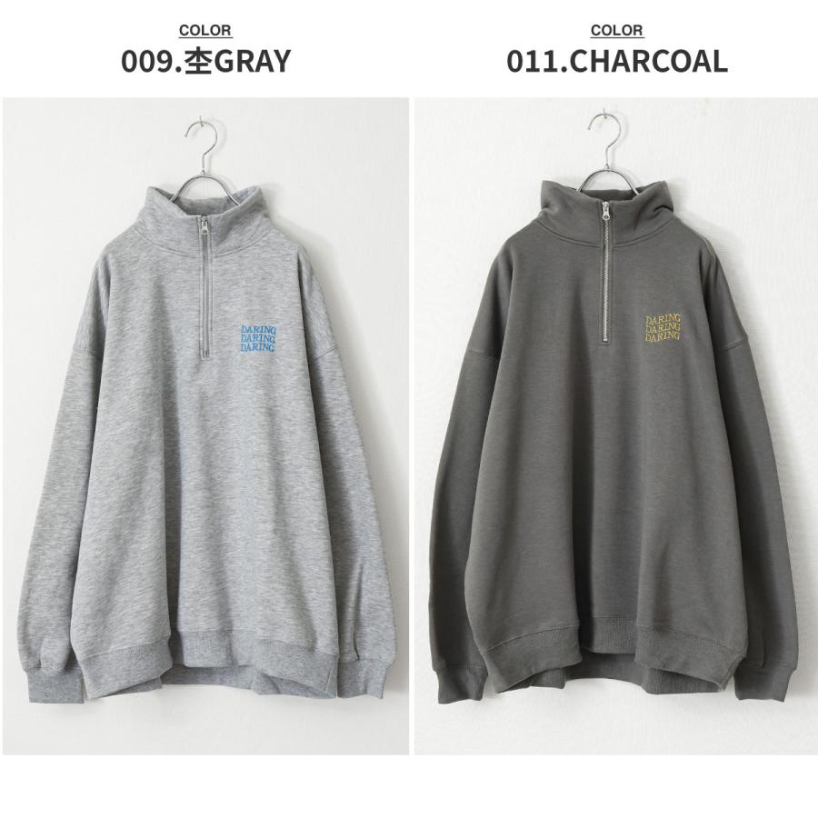 ZIP FIVE スウェット メンズ トレーナー ハーフジップ スタンド ZIP FIVE スウェット メンズ トレーナー ハーフジップ スタンド